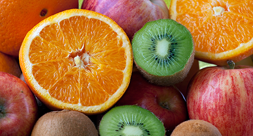 image of apples, oranges, kiwi